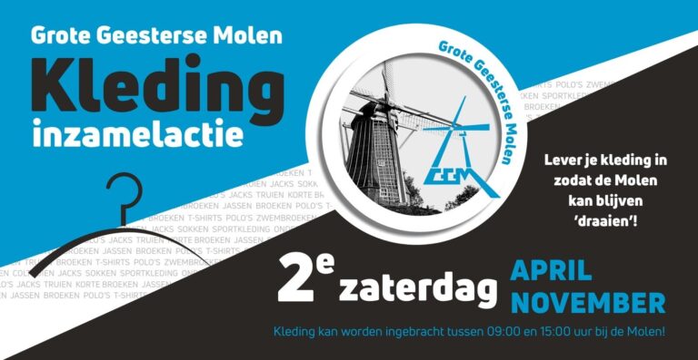 Kledingactie op zaterdag 8 november 2025
