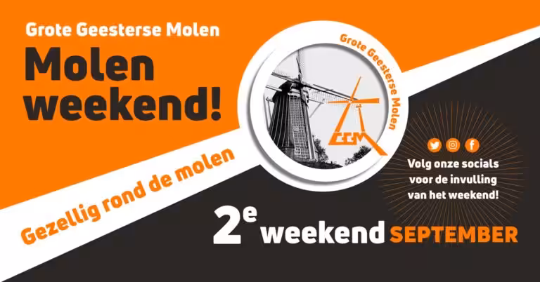 Molenweekend 12 & 13 september